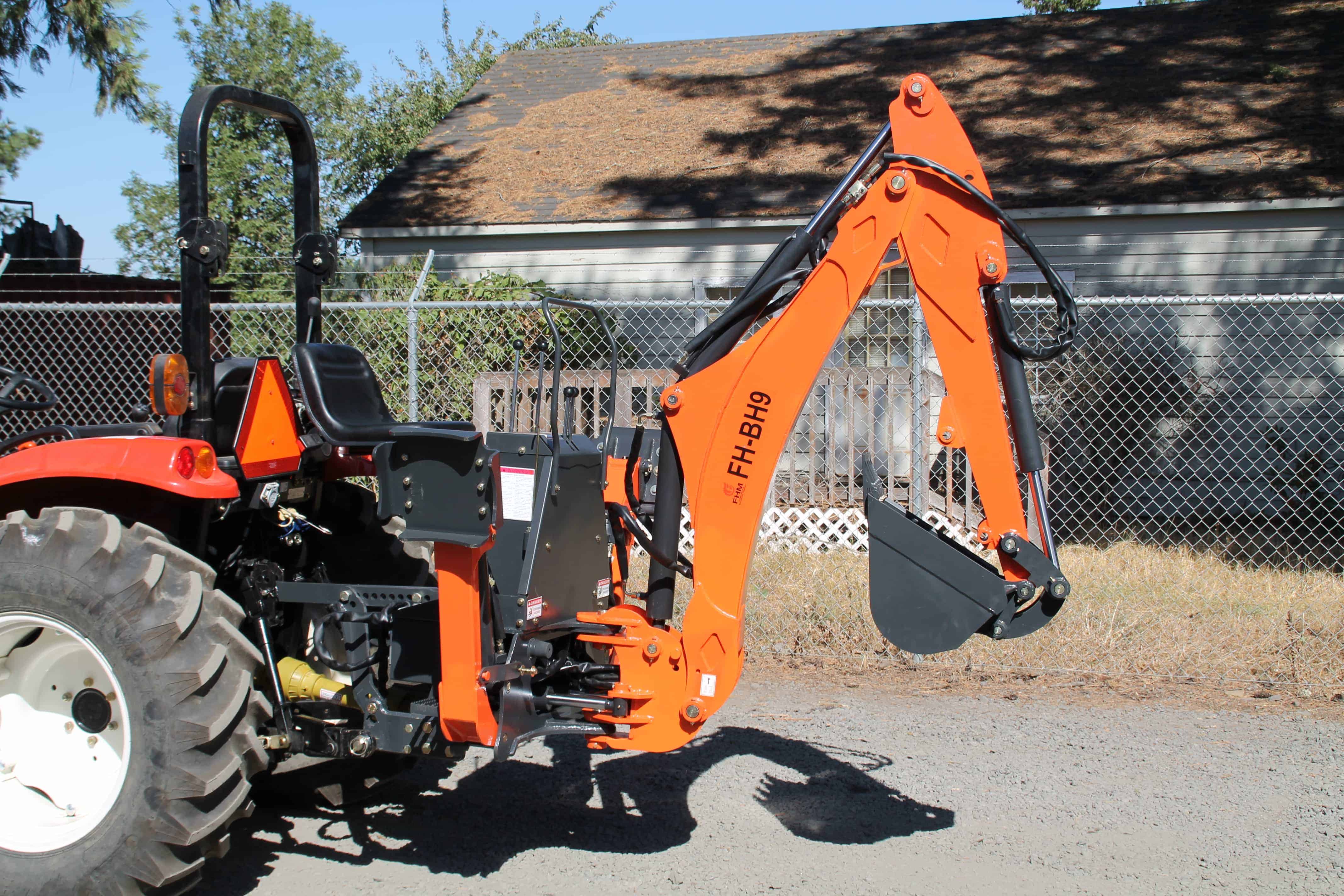 9' dig self contained tractor backhoe, FH-BH9 | Betstco Sales, Parts ...