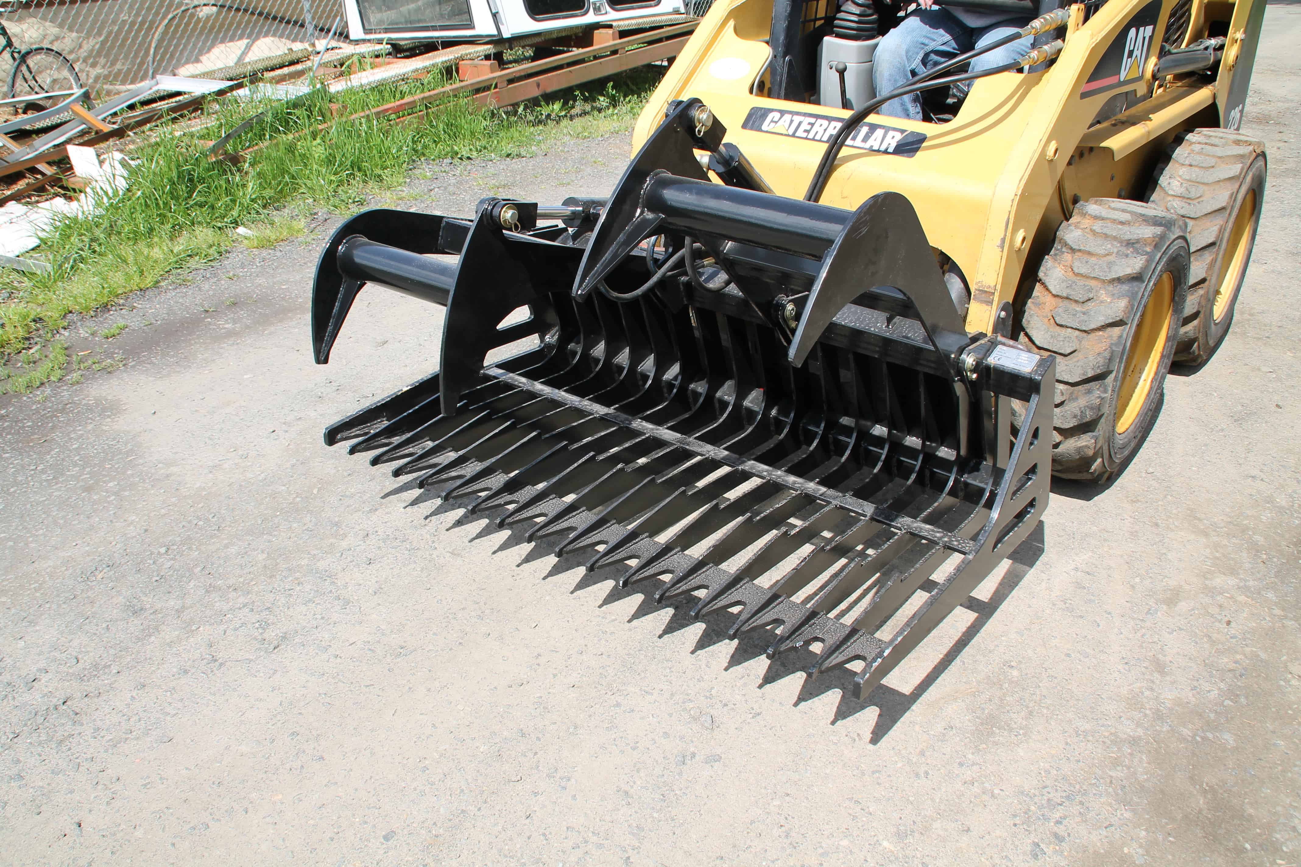 Grapple Brush 72 Skid Steer Universal Quick Attach SKGB72 Betstco