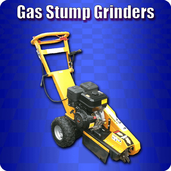 gas powered stump grinder