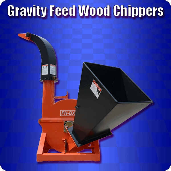 gravity feed wood chipper